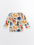 LC Waikiki Crew Neck Long Sleeve Printed Baby Boy Pajama Set